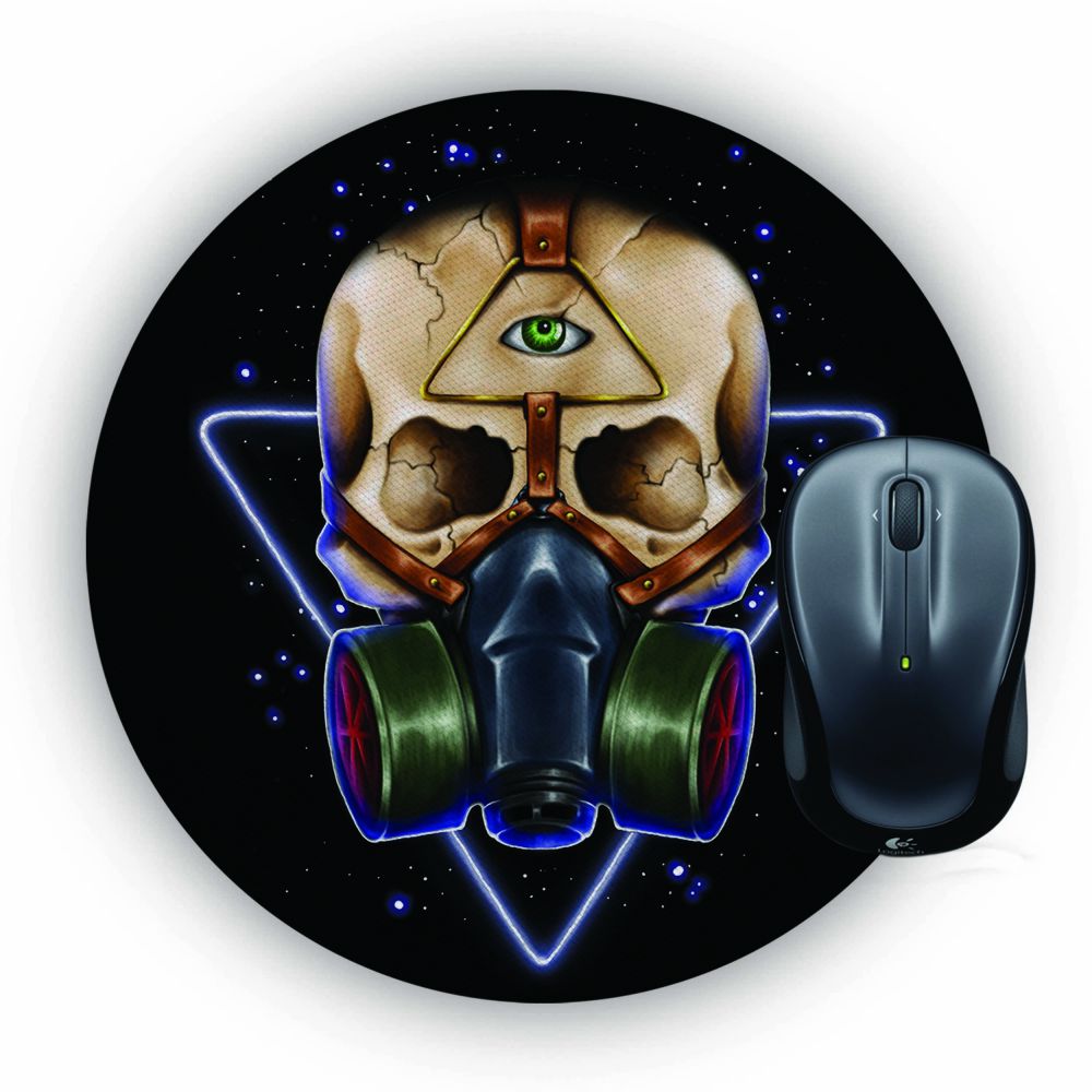 Toxic Galaxy Mouse Pad (Round)