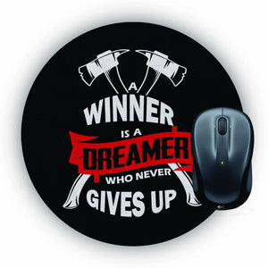 Winner is Dreamer Mouse Pad (Round)