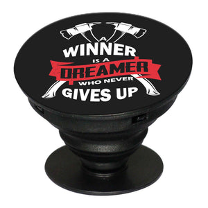 Winner is Dreamer Mobile Grip Stand (Black)