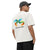 White Customised Men's Over Size T-Shirt - Front and Back Print