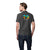 Charcoal Gray Customised Men's Polo Neck  T-Shirt - Back Print