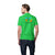 Flag Green Customised Men's Polo Neck  T-Shirt - Front and Back Print