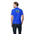 Royal Blue Customised Men's Polo Neck  T-Shirt - Back Print