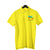 Yellow Customised Men's Polo Neck  T-Shirt - Front and Back Print