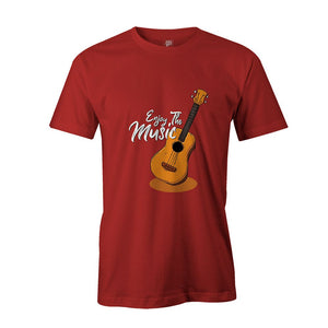 Enjoy the Music Men T-Shirt-Red