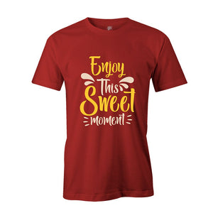 Enjoy This Sweet Moment Men T-Shirt-Red