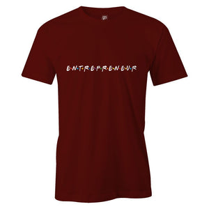 Friendly Entrepreneur Men T-Shirt-Maroon