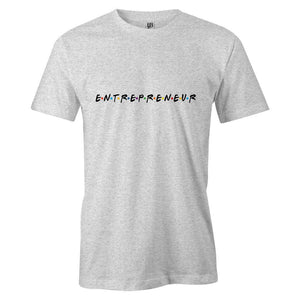 Friendly Entrepreneur Men T-Shirt-White Melange