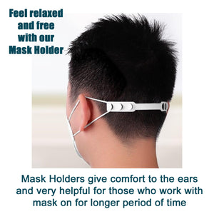 FunsKari Face Mask for Men - With Mask Holders. Set of 3 FFP2 Masks with 5 Layer Protection