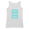Grey Customised Tank Top - Front Print