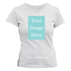 Grey Customised Women's T-Shirt - Front Print