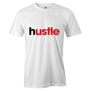 Hustle Men T-Shirt-White