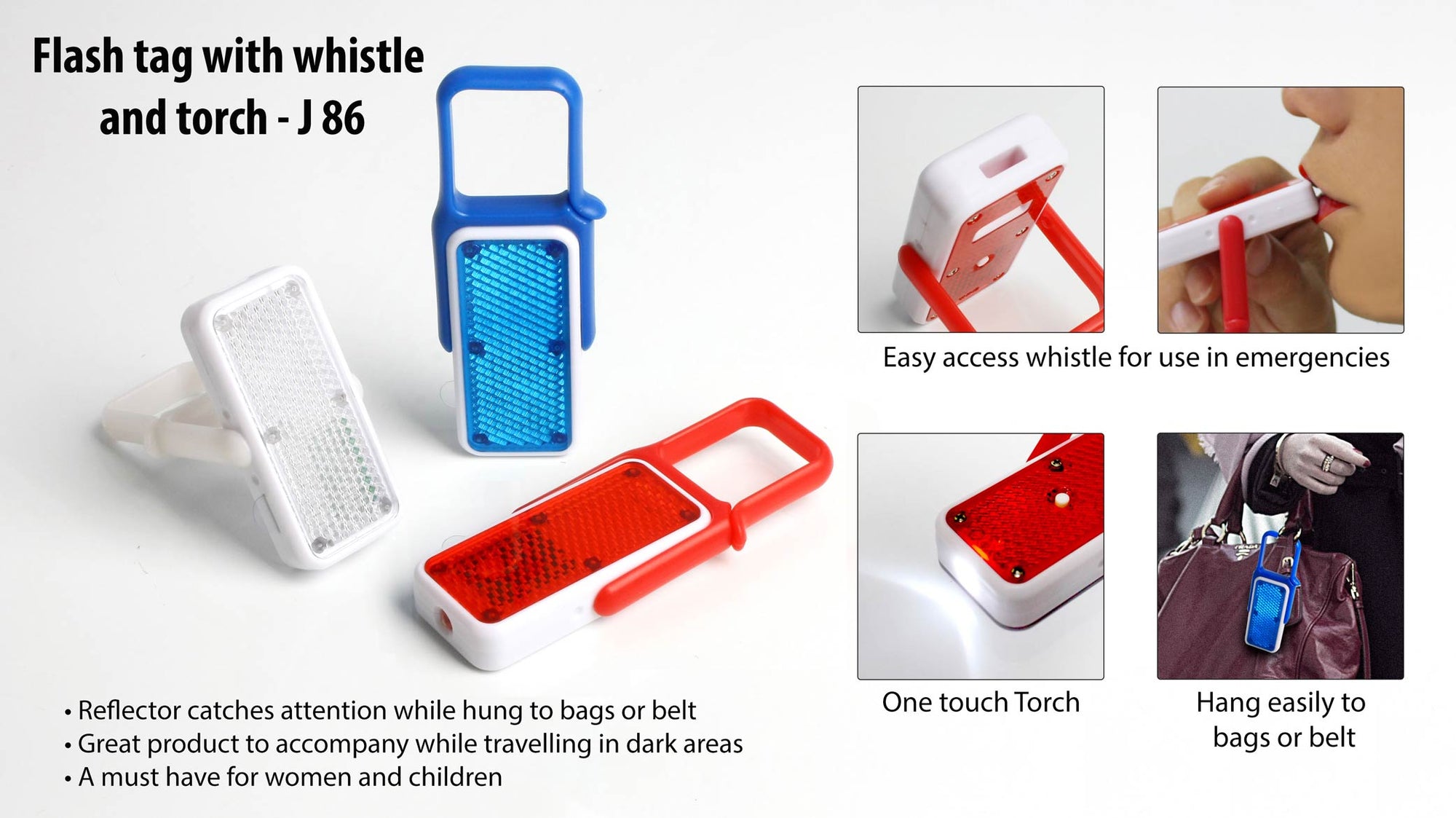 Flash Tag with Whistle and Torch: The Ultimate Safety Companion