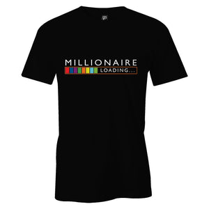 Millionaire Loading Men T-Shirt-Black