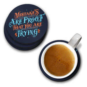 Mistakes Are Proof Coasters
