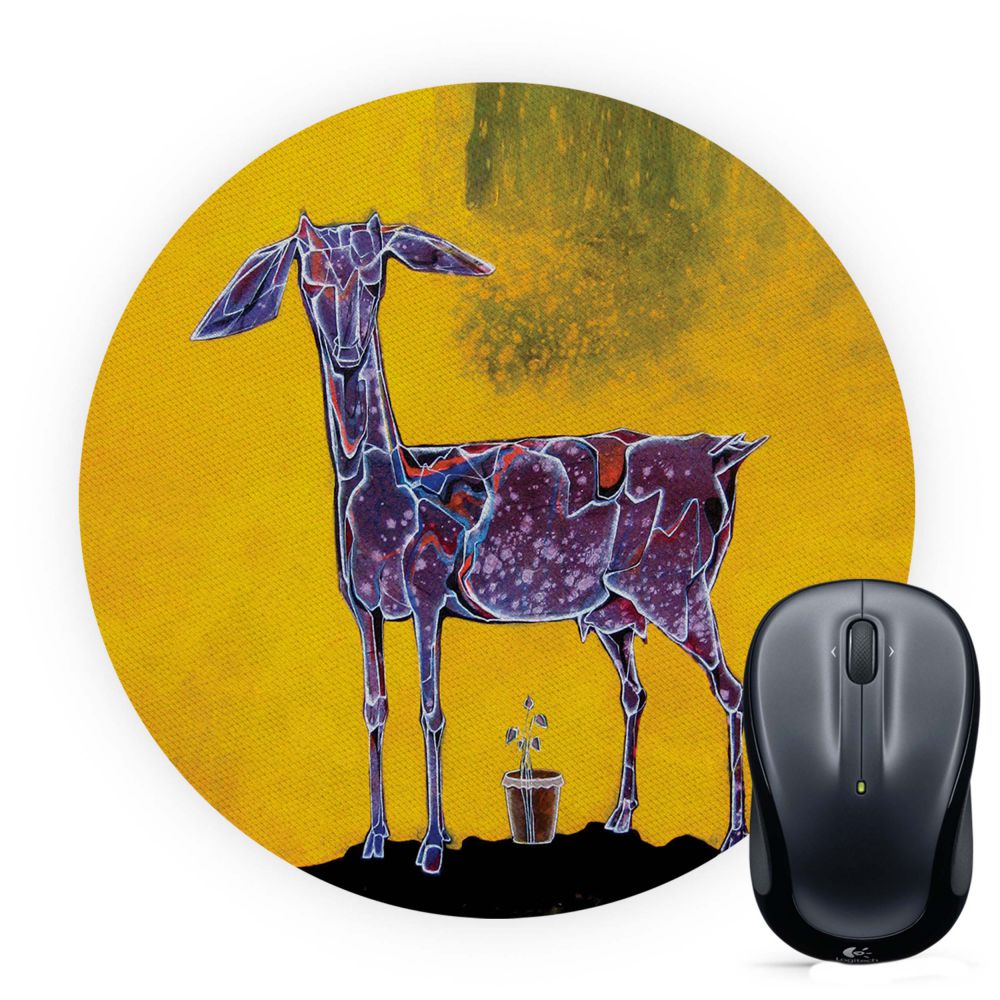 Expecting Mother Mouse Pad (Round)