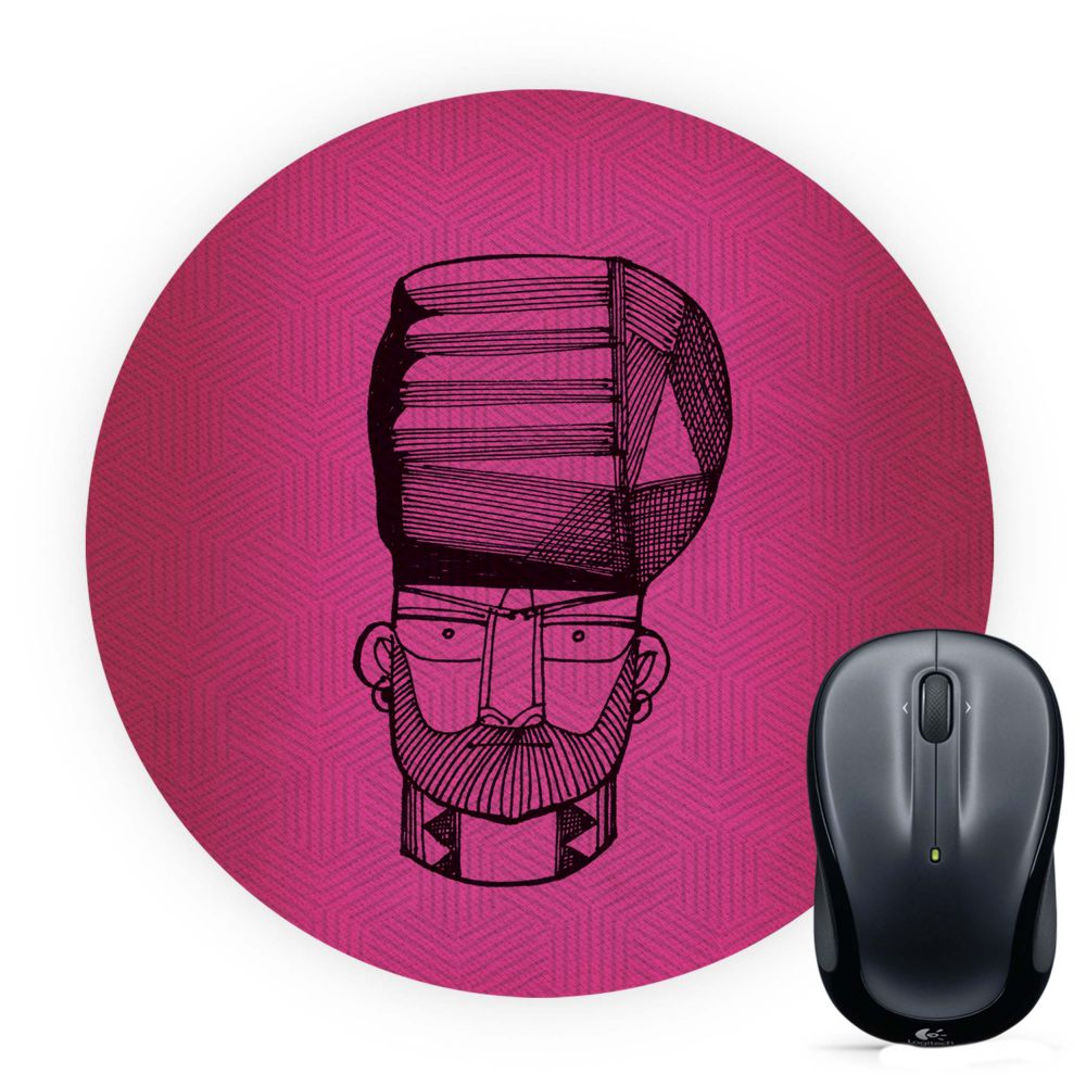 Intense look Mouse Pad (Round)