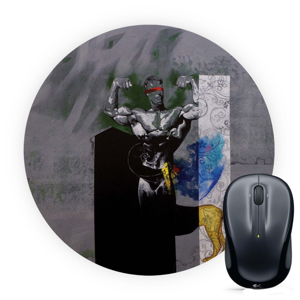 Leo The Great Mouse Pad (Round)