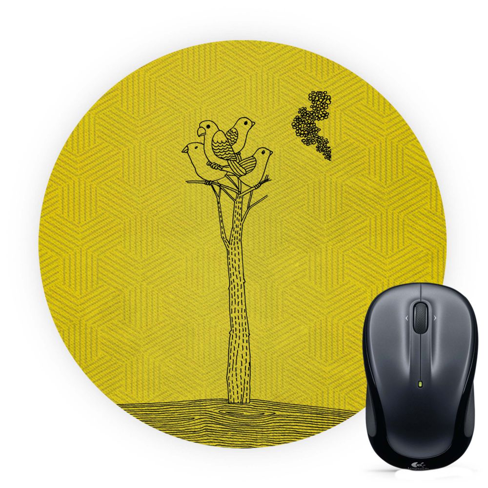Watch tower Mouse Pad (Round)