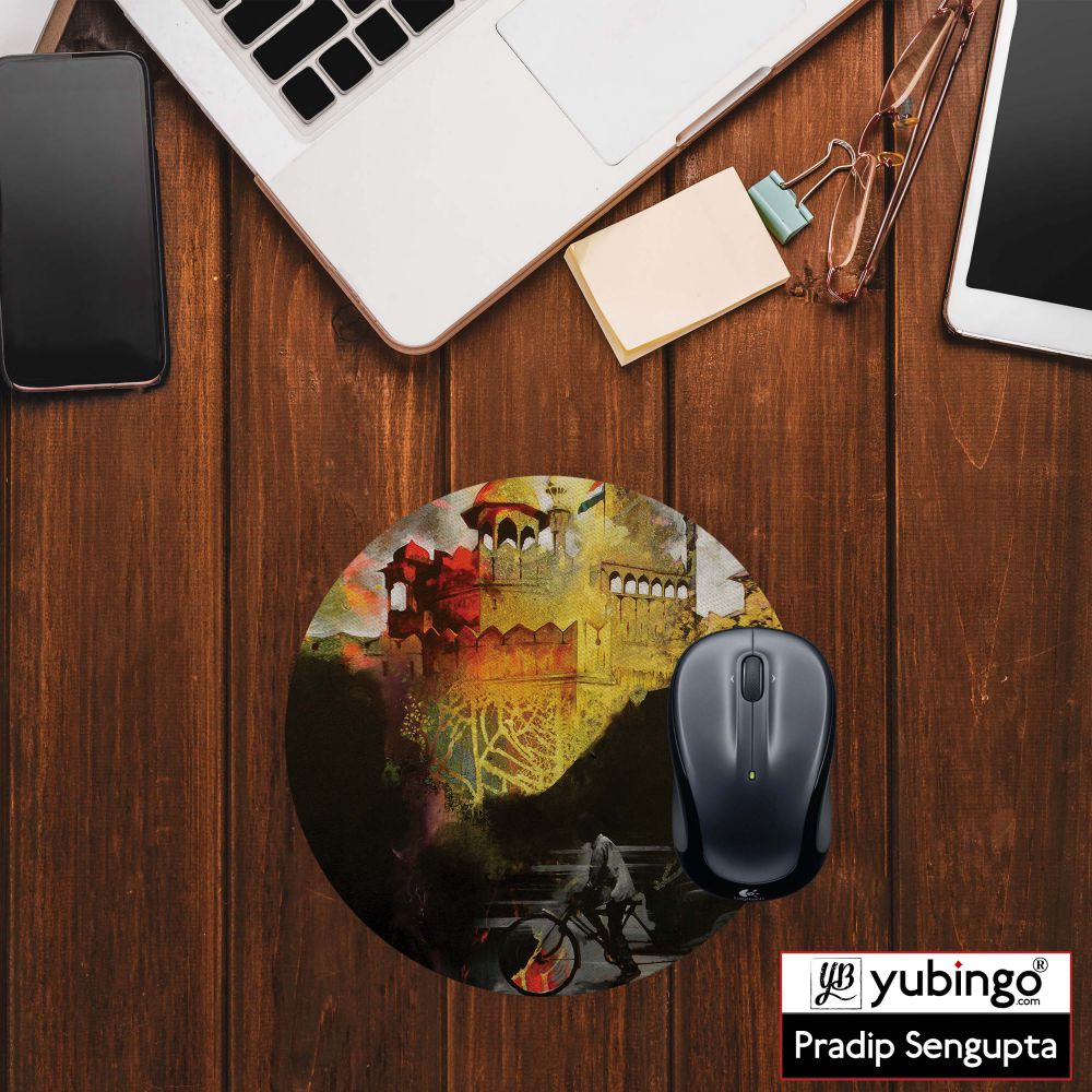 Welcome to Delhi Mouse Pad (Round)
