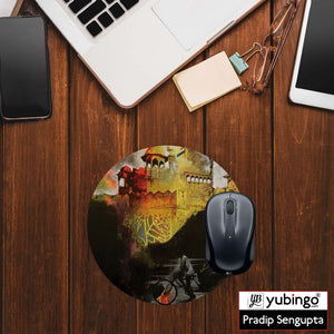Welcome to Delhi Mouse Pad (Round)-Image2
