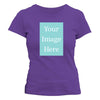 Purple Customised Women's T-Shirt - Front Print