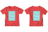 Red Customised Kids T-Shirt - Front and Back Print