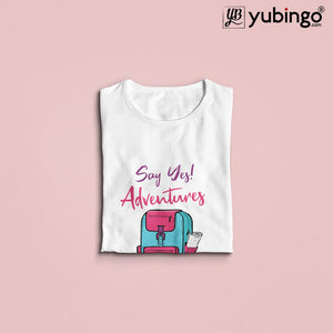 Say Yes to New Adventure Men T-Shirt-image5