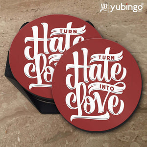 Turn Hate into Love Coasters-Image5