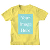 Yellow Customised Kids T-Shirt - Front Print