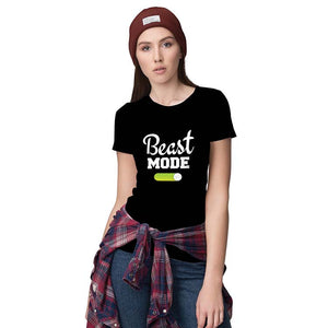 Beast Mode Women T-Shirt-Black