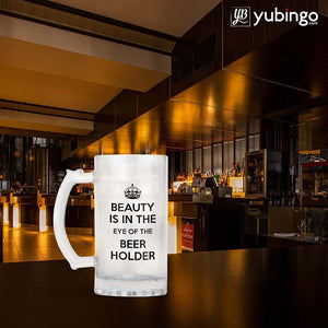 Beauty Is In The Eye of Beer Holder Beer Mug-Image4
