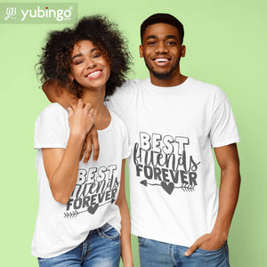 Best Friends Forever BFF T-Shirt-White