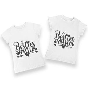 Besties Forever T-Shirt-White