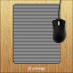 Black Stripes Mouse Pad-Image2