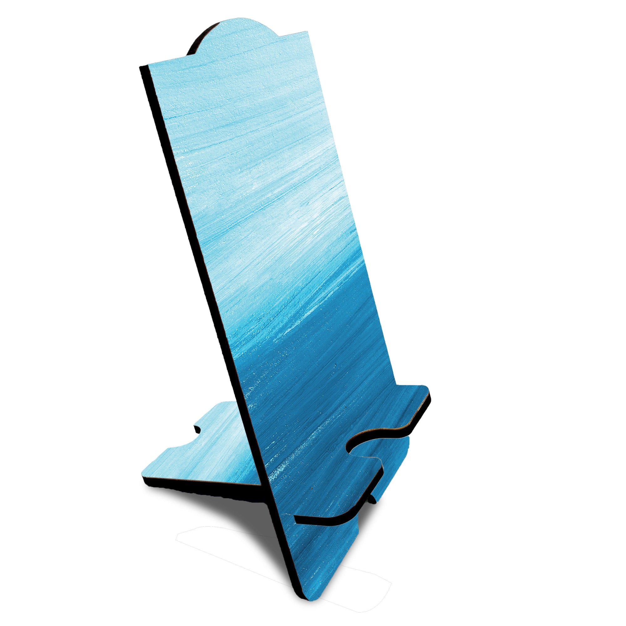 Blue Patterns Mobile Stand