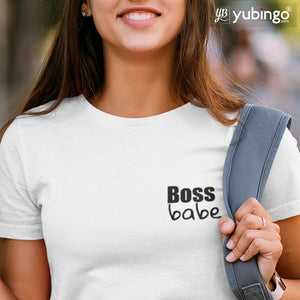 Boss Babe T-Shirt-White