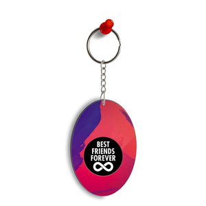 Best Friends Forever Oval Key Chain