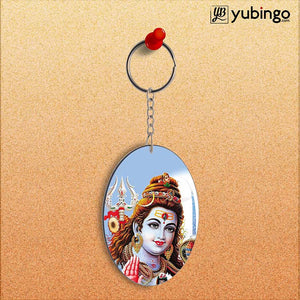 Bhagwan Shiv Oval Key Chain-Image2