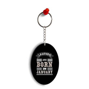 Customised Legends Oval Key Chain
