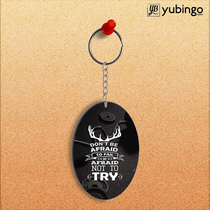 Keep Trying Oval Key Chain-Image2