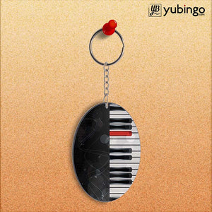 Piano Oval Key Chain-Image2