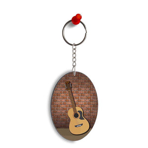 The Acoustic Oval Key Chain
