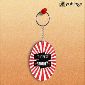 The Best Brother Oval Key Chain-Image2