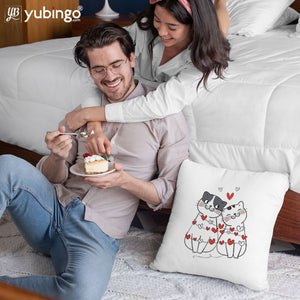 Catty Love Cushion, Coffee Mug with Coaster and Keychain-Image2