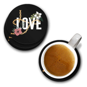 Chained Love Coasters
