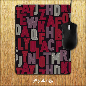 Cool Alphabets Mouse Pad-Image2