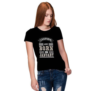 Customised Legends Women T-Shirt-Black