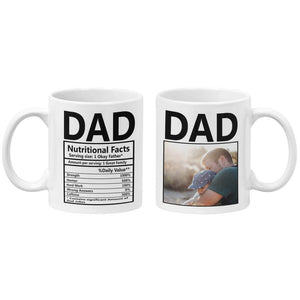 Dad Nutritional Fact Coffee Mug