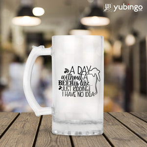 Day Without Beer Beer Mug-Image3